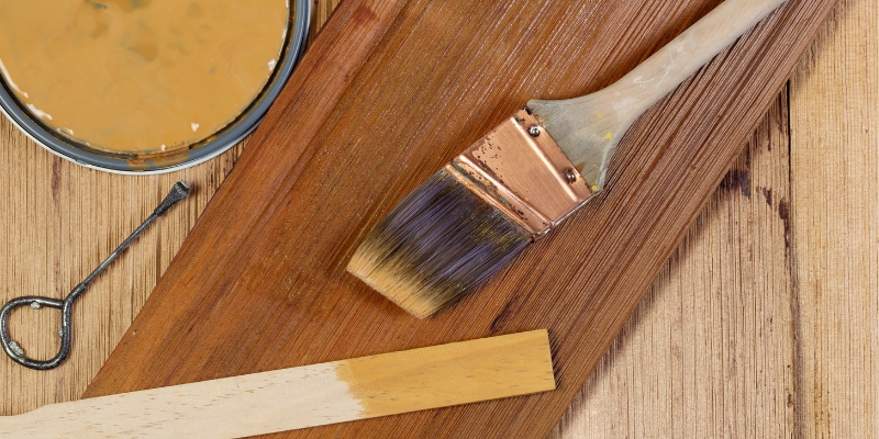 Staining and Sealing Wood